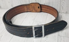 Dutyman Police Military Leather Belt Thick Full Grain Wide HeavyDuty 46" - 52"