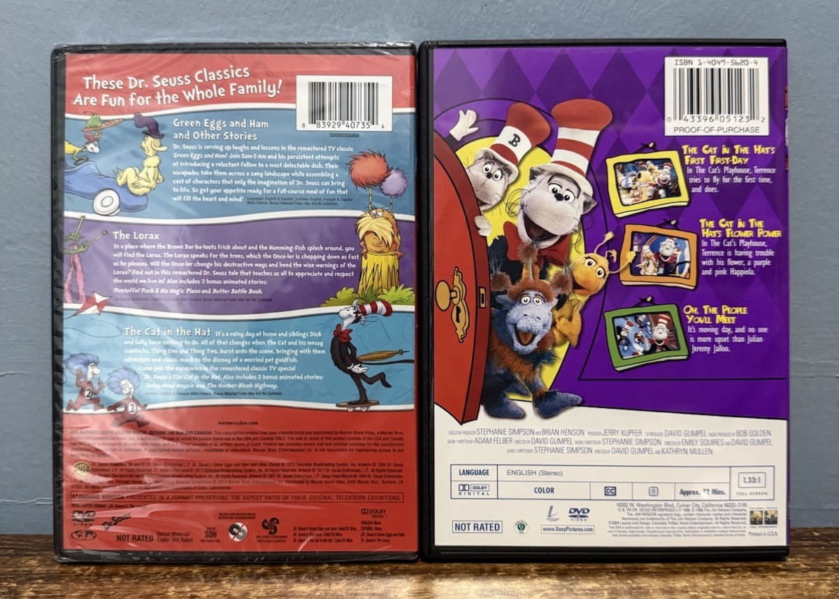 【kaye.mt.pluv】DVD BOX3点 Dr Seuss-3 DVD Collection & THE WUBBULOUS WORLD OF DR. SEUSS DVD