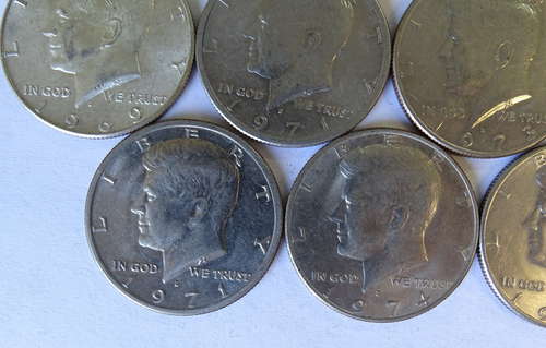 (11) Assorted Kennedy Half Dollar Clad Coins / FedEx Free Shipping / JH240865c11 - Picture 9 of 20