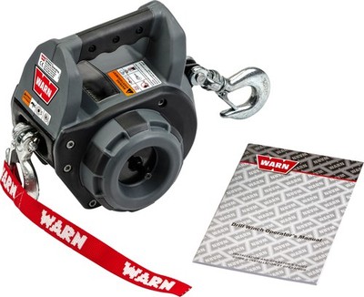 Warn 750 Lb Drill Winch 40 Ft Steel Rope Hawse Fairlead Universal 101570