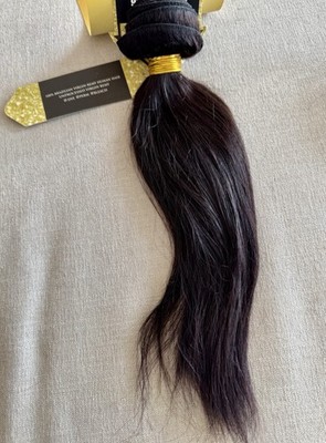 9A Plus Brazilian Virgin Remy Hair Weft 100g 14  Gold Bundle Bleach Safe