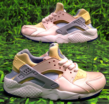 Nike Huarache Run Pearl Pink Cobalt Bliss 654275-609 Girl's GS -4Y