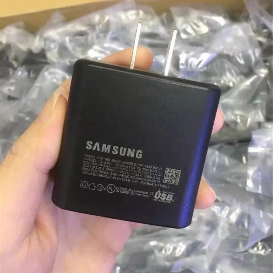 Original Samsung 45W Super Fast Charger Adapter USB-C Cable Galaxy S25 S24 Ultra - Image 2 of 4