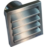 Optimairo N31047 AußEngitter LüFtungsgitter Abluftsystem, Verlustarm, Edelstahl