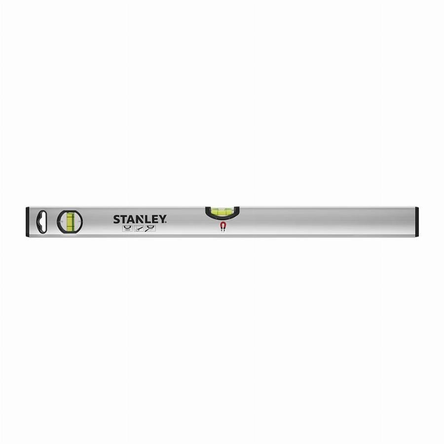 Niveau tubulaire magnétique à base aimantée STANLEY Classic 150 cm grande longueur rigide