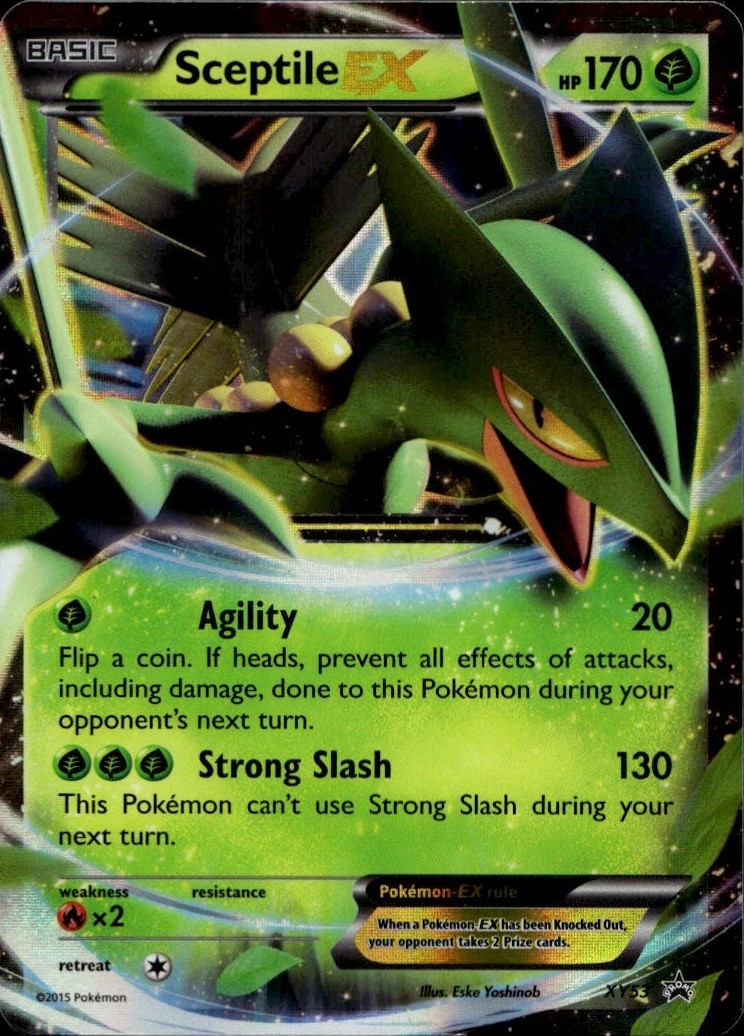 Sceptile EX XY53 Holo Promo XY Promo Pokemon Moderately Played