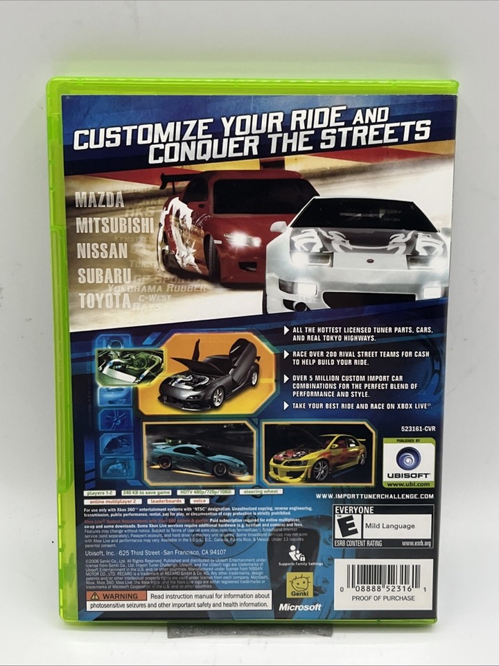 Import Tuner Challenge - Xbox 360 (Gebraucht) in Thalwil für CHF 35