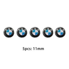 5pcs X 11 Mm Sticker Emblem Replacement Fit For Bmw Key Fob Remote Badge