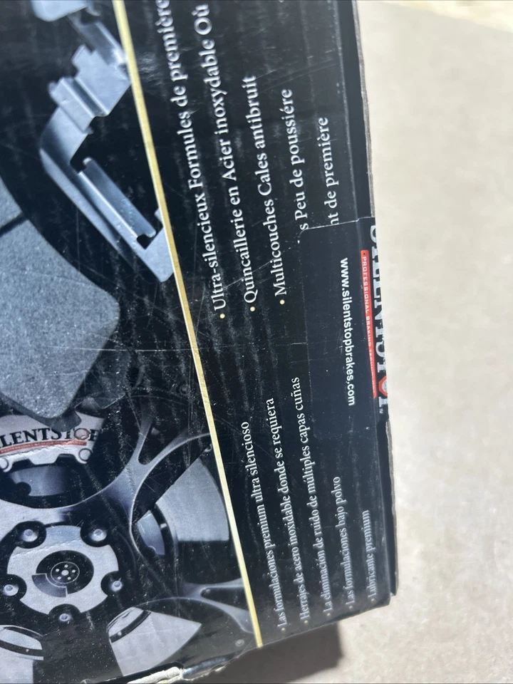 Juego de pastillas de freno de disco-SilentStop Silent Stop QX1589 sellado nuevo stock antiguo envío gratuito Foto 2 de 4