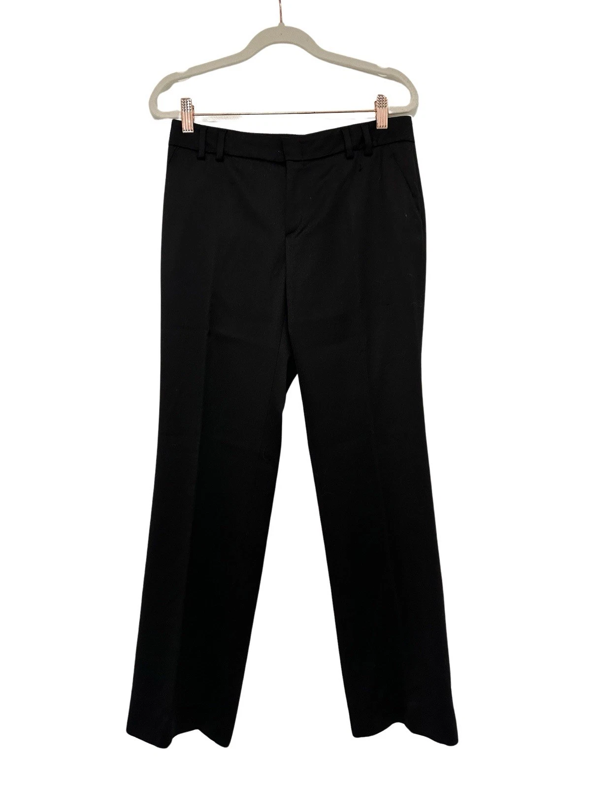 Pantalon femme Gucci taille 42 noir laine mélangée jambe droite