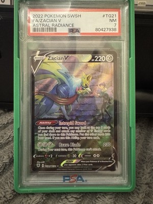 Zacian V TG21/TG30 Swsh10: Astral Radiance Trainer Gallery Holo