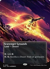 MTG Scavenger Grounds (0082) - Foil - Borderless, NM-Mint, English Edge of Etern
