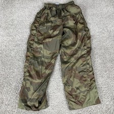 Starter Pants Boys L Green Camo Lined Camouflage Windbreaker Track Pants READ