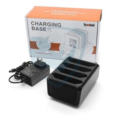 UK 4-Slot Battery Charger Cradle SAC-TC7X-4BTYC1 For Zebra TC70 TC75 TC72 TC77