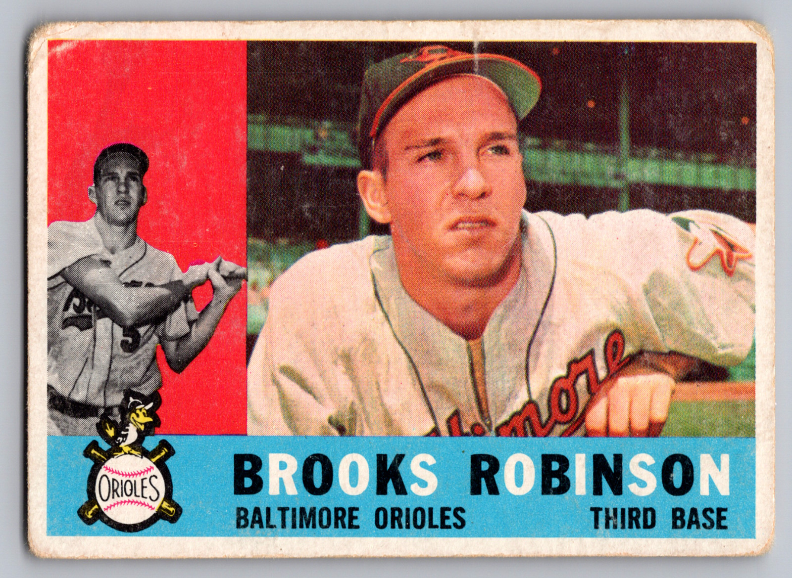 1960 TOPPS #28 BROOKS ROBINSON BALTIMORE ORIOLES