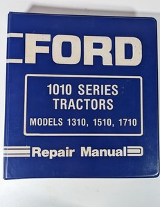 Ford Tractor 1310 1510 1710 Service Repair Manual in original binder