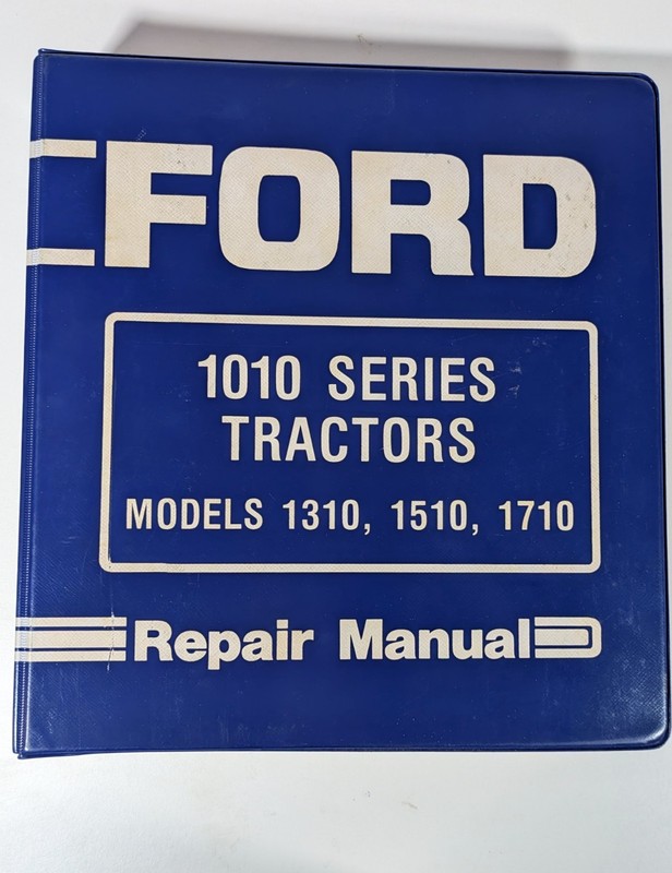 Ford Tractor 1310 1510 1710 Service Repair Manual in original binder