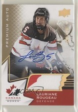 2020 Team Canada Juniors Women's WC Autos 5/199 Lauriane Rougeau Patch Auto 3vx