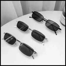 Fashion Small Rectangle Sunglasses Men Women Vintage Square Driving Sun Glasses