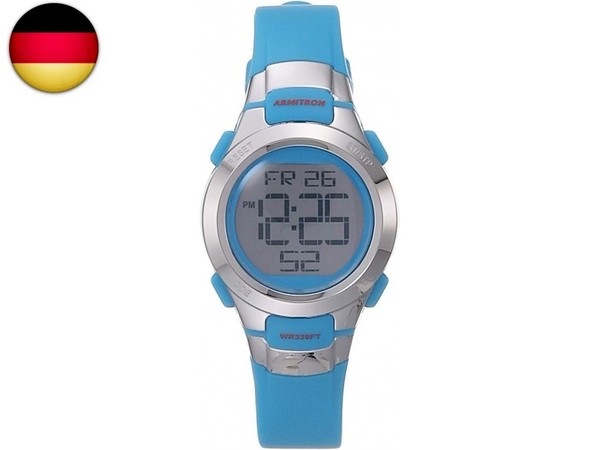 Armitron Sport Women's Digital Chronograph Resin Strap Watch, 45/7012-image