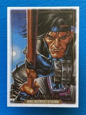 Gambit 2024 Skybox Marvel Masterpieces 92 Platinum Canvas #29