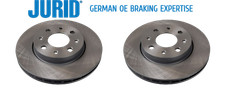 Image of 2x Jurid 562296JC-1 Brake Discs Front 240mm Fits Fiat Ford 500 C Ka Panda 03-25