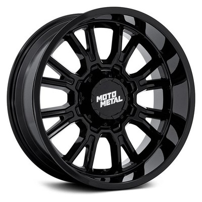 Moto Metal MO810 LEGACY Wheels 18x9 (1, 8x165.1, 125.1) Black Rims Set of 4