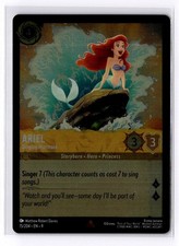 Ariel - Singing Mermaid 15/204 Cold Foil Rare Fabled Lorcana TCG NM