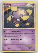 Call of Legends Koffing 60/95 Common Pokemon HP Hajime Kusajima