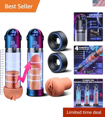 #ad Compact Electric Penis Pump with Realistic Pocket Sleeve amp; 55 Min Battery Life $47.49