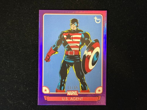 2026 Topps Marvel Brooklyn Collection Captain America #29 U.S. AGENT Purple/15