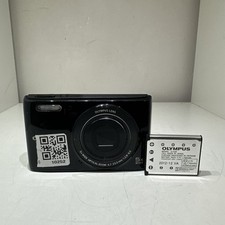 Olympus Stylus Camera VG-180 Digital 16 MP Compact Black 5x Zoom Wide