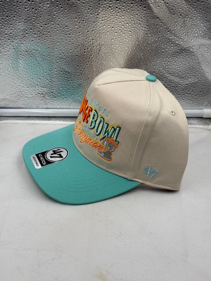 Oklahoma Sooners NCAA '47 Naranja Cuenco Natural TT Enganche Ajustable Snapback Sombrero Foto 2 de 4