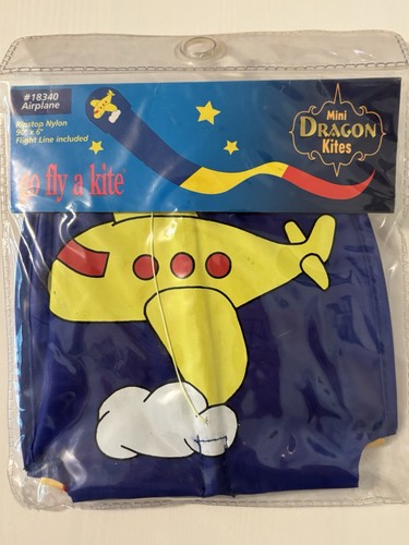 Go Fly A Kite Mini Dragon Kite Airplane #18340 90" x 6" Ripstop Nylon 1998 - Imagen 2 de 8