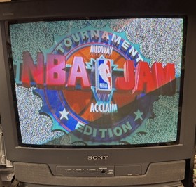 NBA JAM Tournament Edition SEGA SATURN Basketball T.E. Game Disc + Case TESTED
