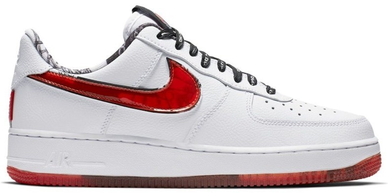 nike air force 1 lv8 red white