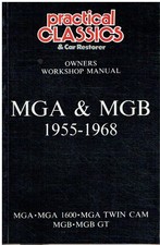 MG MGA & MGB ROADSTER / GT COUPE (1955-68) OWNERS WORKSHOP MANUAL