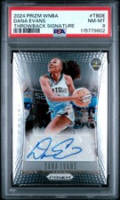 2024 Panini Prizm WNBA - Throwback Sigs AUTO - Dana Evans #TBDE - AUTO - PSA
