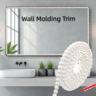 Paintable Wall Molding Trim Flexible Stick for Walls Paneling Strip  Backsplash