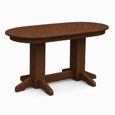Amish Made 5 FT Classic Dining Table, HDPE Poly Lumber, Made in USA