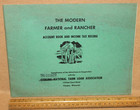The Modern Farmer and Rancher Account Book Income Tax Record 1955-56 Viroqua WI