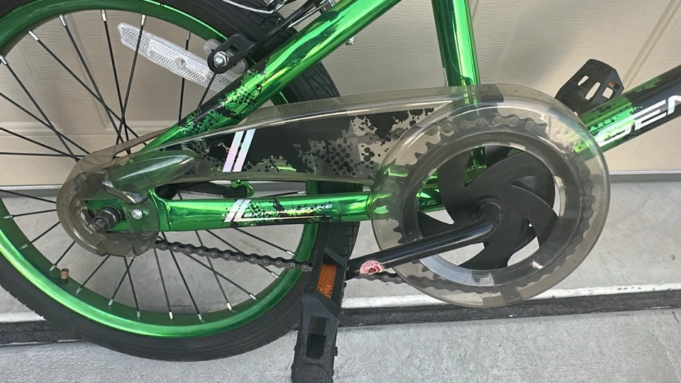 Bicicleta BMX Genesis Krome 1.8 18" (Cromo Verde) Navidad LEER la Descripción Foto 4 de 4