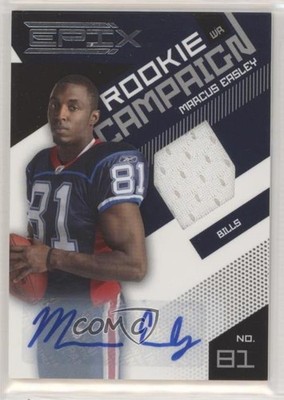 2010 Epix Rookie Campaign Materials Signatures 56/100 Marcus Easley Auto RC 2u3