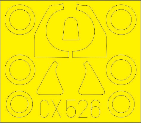 EDMCX526 - Eduard Mask 1:72 - FH-1 Phantom (Special Hobby)