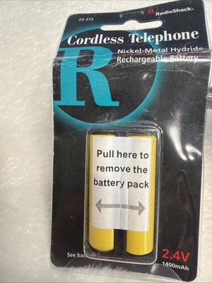 RadioShack Cordless Telephone Rechargeable Battery 2.4V Nickel-Metal Hybrid