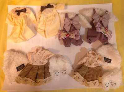 1/12 OB11 Doll Clothes Lot 6 Outfits (3 Dupes) Fit Kelly Chelsea Dolls EUC
