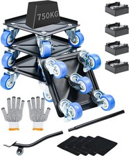 Kit de roulettes pour Meubles avec Deplace Leve Meuble Lourd sans Effort...