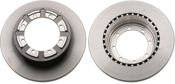 2X TRW Bremsscheibe DF6335S FüR Renault Renault Trucks-image