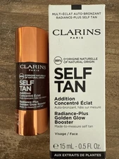Clarins Self Tan Radiance-Plus Golden Glow Booster for Face 0.5 fl. oz.  tester