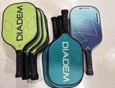 diadem pickleball paddle Lot (8) Pre Owned But In Very Good Condition 